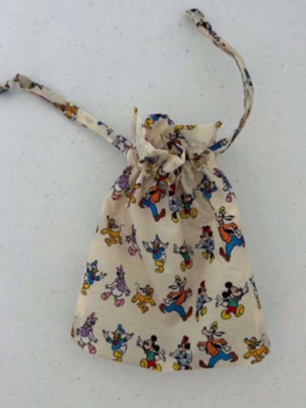 Baggu Drawstring Pouch - Mickey and Friends